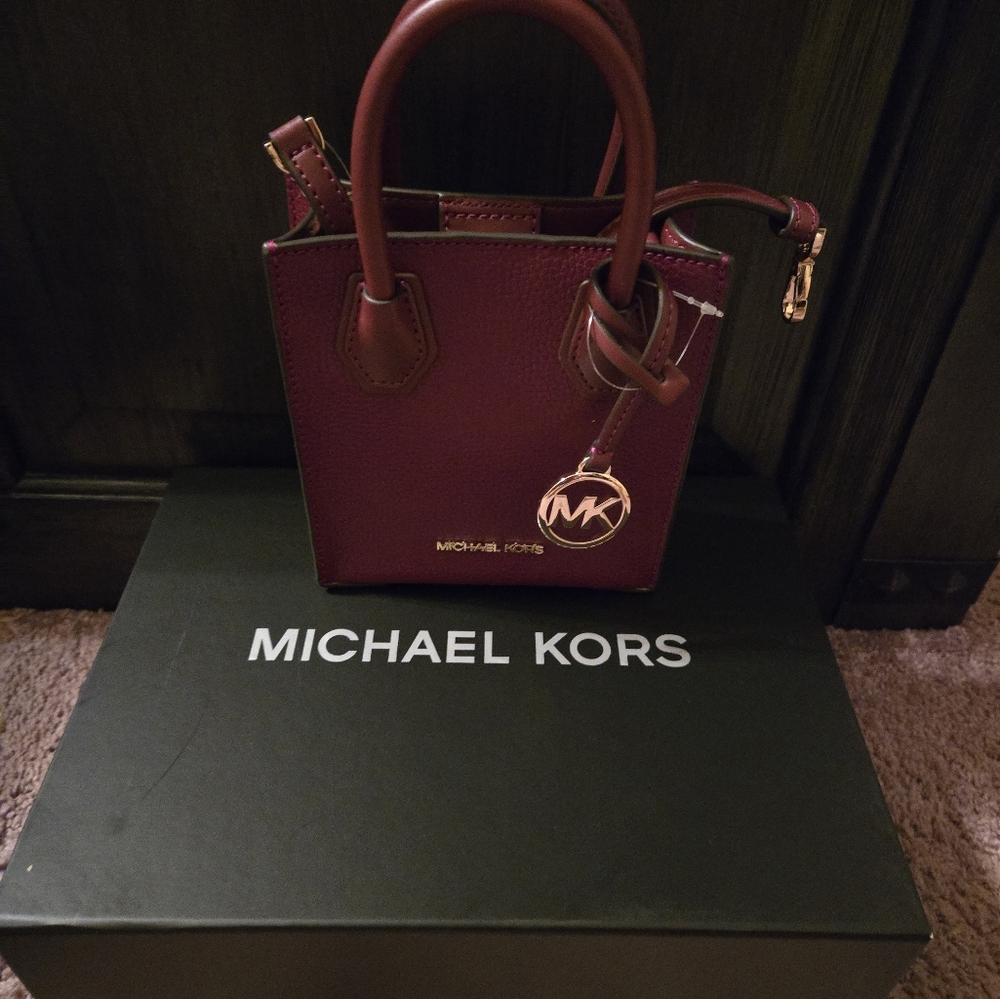 NWT Michael Kors Crossbody bag (Dark Cherry)